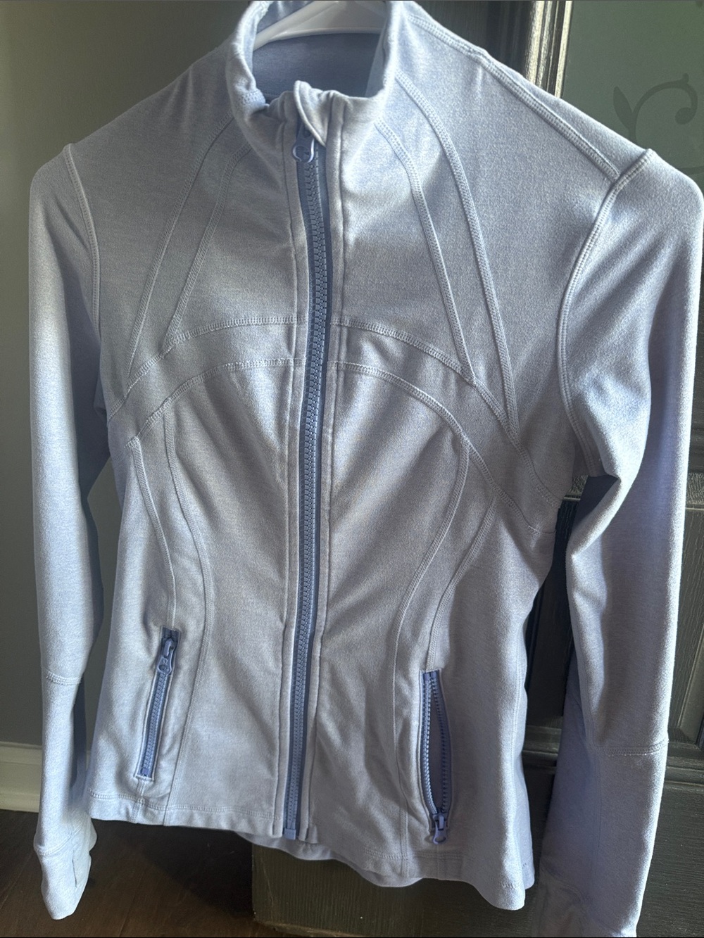 LULULEMON Light blue Zip-Front Active Jacket
